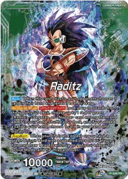 Raditz - Raditz, Brotherly Revival - P-338 - Promo (Winner Gold Foil)