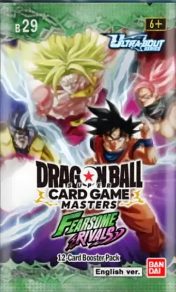 DRAGON BALL SUPER CG - FEARSOME RIVALS (BT29) BOOSTER PACK - EN