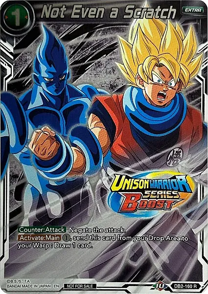 Not Even a Scratch - DB2-160 -- Rare (Unison Warrior Series)