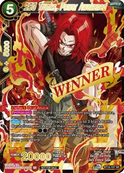 SSG Trunks, Power Awakened - BT16-107 - Super Rare