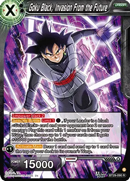 Goku Black, Invasion From the Future - BT29-090 - Rare