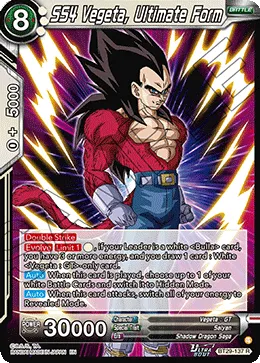 SS4 Vegeta, Ultimate Form - BT29-137 - Rare