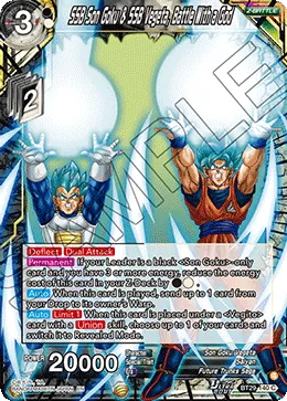 SSB Son Goku & SSB Vegeta, Battle with a God - BT29-140 - Common
