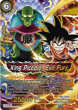 King Piccolo, Evil Fury - BT29-143 - Concept Rare