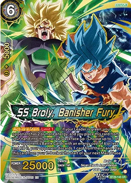 SS Broly, Banisher Fury - BT29-145 - Concept Rare