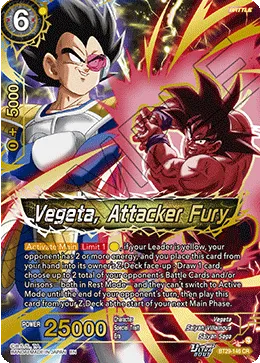 Vegeta, Attacker Fury - BT29-146 - Concept Rare