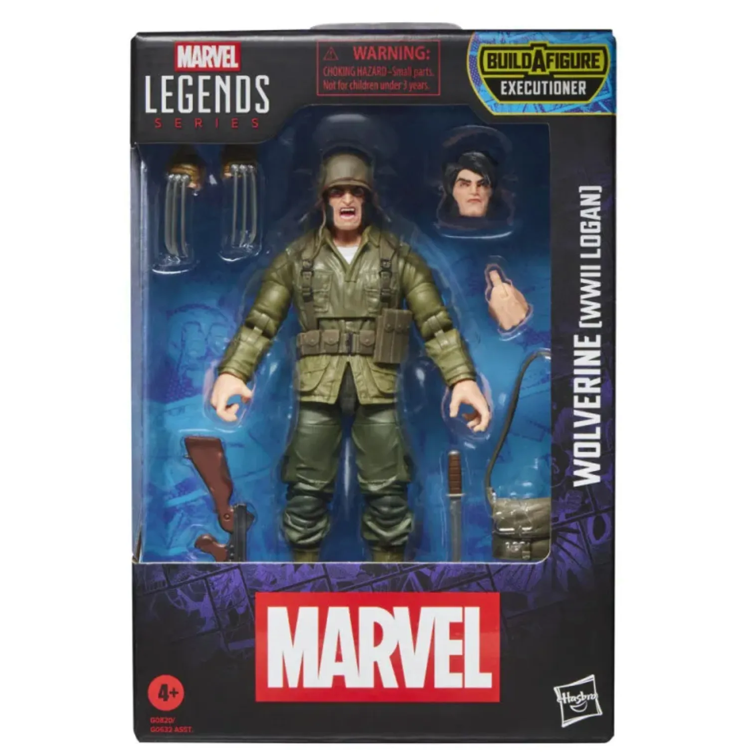 MARVEL LEGENDS ACTION FIGURE WOLVERINE (WWII LOGAN) 15 CM