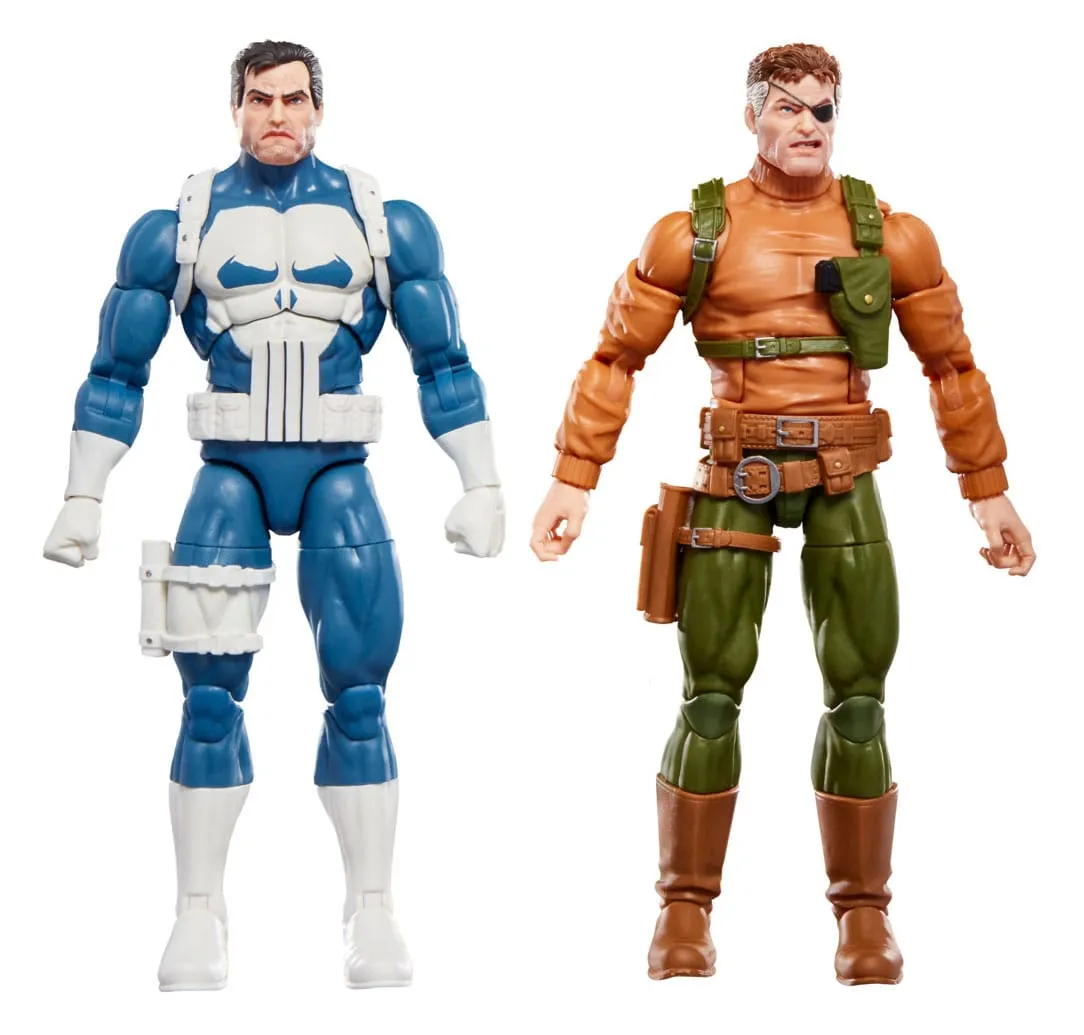 MARVEL LEGENDS GAMERVERSE ACTION FIGURE 2-PACK PUNISHER & NICK FURY 15 CM