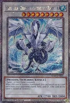 Trishula, Dragon of the Ice Barrier - RA02-026 - Platinum Secret Rare