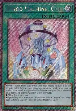 Bingo Machine, Go - RA02-062 - Platinum Secret Rare