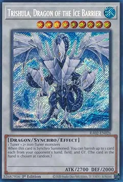 Trishula, Dragon of the Ice Barrier - RA02-026 - Secret Rare