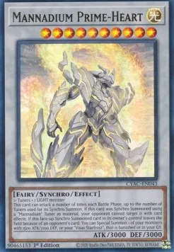 Mannadium Prime-Heart - CYAC-043 - Ultra Rare
