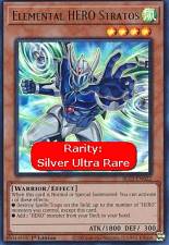 Elemental HERO Stratos - BLC1-022 - Silver Ultra Rare