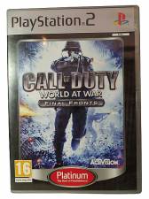 CALL OF DUTY: WORLD AT WAR - FINAL FRONTS (PLATINUM) [PS2] - USED