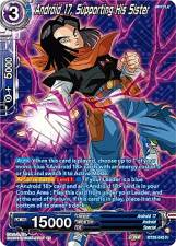 Android 17, Supporting His Sister (Silver Foil) - BT20-045 - Rare