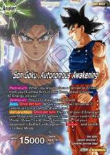 SSB Son Goku // Son Goku, Autonomous Awakening - BT23-099 - UC (Foil)
