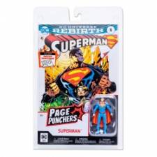 DC PAGE PUNCHERS - SUPERMAN ACTION FIGURE AND COMIC 8 CM
