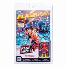 DC PAGE PUNCHERS - THE FLASH ACTION FIGURE AND COMIC 8 CM