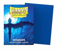DRAGON SHIELD STANDARD MATTE DUAL SLEEVES - WISDOM (100 SLEEVES)