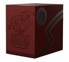 DRAGON SHIELD DOUBLE SHELL: BLOOD RED/BLACK