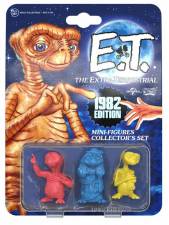 E.T. THE EXTRA-TERRESTRIAL COLLECTOR'S SET MINI FIGURES 3-PACK 1982 EDITION 5 CM
