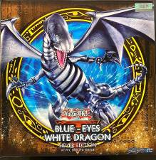 YU-GI-OH! - PVC STATUE BLUE-EYES WHITE DRAGON SILVER EDITION 35 CM
