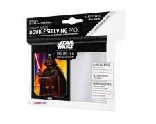 GAMEGENIC - STAR WARS: UNLIMITED ART SLEEVES DOUBLE SLEEVING PACK - DARTH VADER