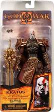 GOD OF WAR 2 - KRATOS IN ARES ARMOR WITH THE BLADE OF OLYMPUS AND THE BLADES OF ATHENA V.2 ACTION FIGURE 18CM