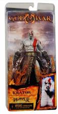 GOD OF WAR 2 - KRATOS WITH FLAMING BLADES OF ATHENA ACTION FIGURE 18CM