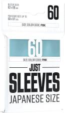 JUST SLEEVES - JAPANESE SIZE CLEAR (60 SLEEVES)
