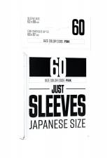 JUST SLEEVES - JAPANESE SIZE BLACK (60 SLEEVES)
