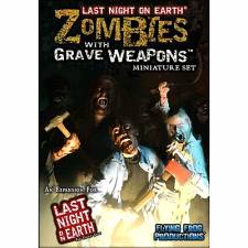 LAST NIGHT ON EARTH: ZOMBIES WITH GRAVE WEAPONS MINIATURE SET