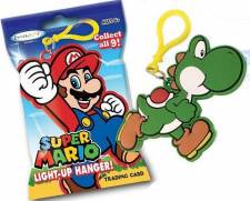 SUPER MARIO - HANGER AND ONE TRADING CARD RANDOM (COLLECTOR PACK)