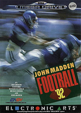 JOHN MADDEN FOOTBALL '92 [MEGA DRIVE] - USED