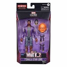 MARVEL LEGENDS SERIES WHAT IF...? ACTION FIGURE 2022 T'CHALLA STAR-LORD 15 CM