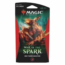 MAGIC THE GATHERING - WAR OF THE SPARK THEME BOOSTER: RED - EN