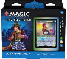 MAGIC: THE GATHERING - UNIVERSES BEYOND - DOCTOR WHO COMMANDER DECK BLAST FROM THE PAST - EN