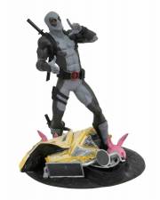 MARVEL GALLERY PVC STATUE DEADPOOL (X-FORCE) TACO TRUCK SDCC 2019 EXCLUSIVE 25 CM