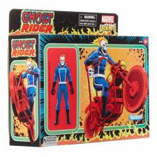 MARVEL LEGENDS RETRO COLLECTION ACTION FIGURE WITH VEHICLE GHOST RIDER 10 CM
