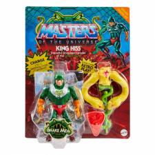 MASTERS OF THE UNIVERSE ORIGINS DELUXE ACTION FIGURE KING HISS 14 CM