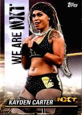 2021 Topps WWE NXT We Are NXT Wrestling Card - Kayden Carter NXT-31
