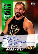 2021 Topps WWE NXT We Are NXT Auto Green 75/99 Bobby Fish #A-BF