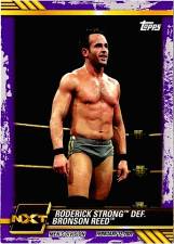 2021 Topps WWE NXT Wrestling Card - Roderick Strong NXT-1 (Purple Alternate)