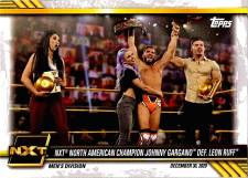 2021 Topps WWE NXT - Johnny Gargano Def. Leon Ruff #100
