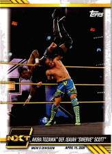 2021 Topps WWE NXT Wrestling Card - Akira Tozawa NXT-12