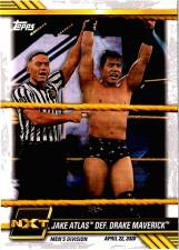2021 Topps WWE NXT Wrestling Card - Jake Atlas NXT-14