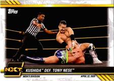 2021 Topps WWE NXT - Kushida Def. Tony Nese #15