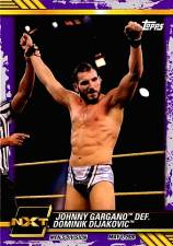 2021 Topps WWE NXT Wrestling Card - Johnny Cargano NXT-20 (Purple Alternate)