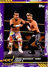 2021 Topps WWE NXT Wrestling Card - Drake Maverick NXT-31 (Purple Alternate)