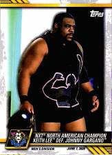 2021 Topps WWE NXT Wrestling Card - Keith Lee NXT-36